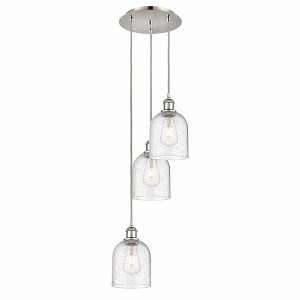 Bella - 3 Light Cord Hung Multi Pendant In Industrial Style-29.25 Inches Tall and 12 Inches Wide - 1 of 1