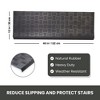 Envelor 12" x 50" Anti-Slip Rubber Stair Treads Safety Step Mats, Checker - 6-Pack - 3 of 4