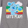 - Blue's Clues & You! - Let's Play Graphic Short Sleeve Fleece Dress - 2 of 4
