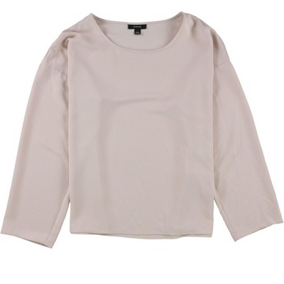 Alfani Womens Solid Pullover Blouse