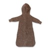 goumikids baby organic cotton knit wearable blanket - bark M - 2 of 4
