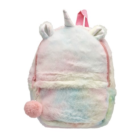 Fuzzy discount unicorn backpack