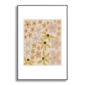 Urban Wild Studio black coffee morning tan Metal Framed Art Print - Deny Designs - 1 of 4
