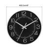 Unique Bargains Decorative Quartz Battery Operated Silent Non-Ticking Round Wall Clocks 8" - 2 of 4