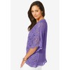 Jessica London Women's Plus Size Crochet Cardigan - 4 of 4