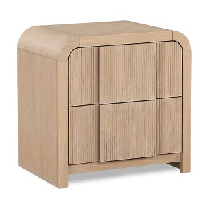 Meridian Furniture,Fluted Nightstand - 1 of 4