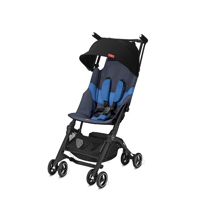 GB 619000531 Gold Pockit Plus Lightweight Folding Adjustable All Terrain Infant Stroller, Night Blue