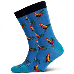 Rooster Pattern Socks (Men's or Women's Sizes) - 1 of 4