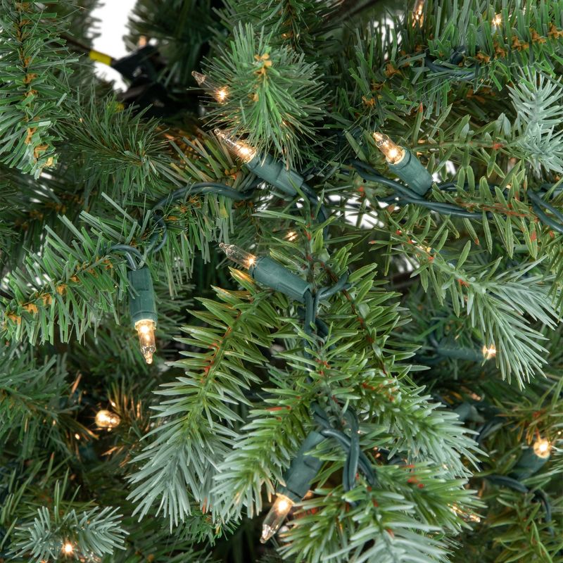 Northlight Real Touch™️ Pre-Lit Medium Blue Spruce Artificial Christmas Tree - 7' - Clear Lights, 4 of 10