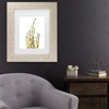 Trademark Fine Art - Rosana Laiz Blursbyai Yellow blooms Matted Framed Art - 2 of 4