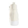 Journee Collection Women's Pennelope Round Toe Double Zip Wedge Sneakers - 3 of 4