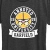 Women's - Garfield - Annoyed University Short Sleeve Graphic T-Shirt - 2 of 4
