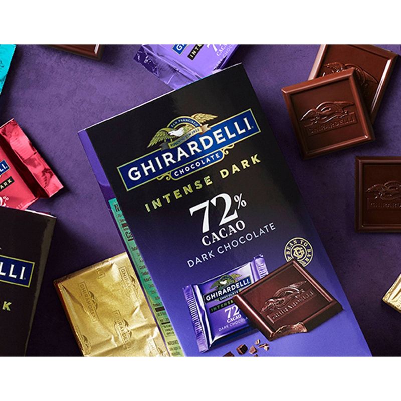 Ghirardelli Intense Dark Chocolate 72% Cacao Candy Squares - 4.8oz, 4 of 7