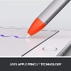 Logitech Crayon Digital Pencil for All iPads (2018 Releases and Later) with Apple Pencil Technology, Anti-roll Design, and Dynamic Smart tip - Sorbet - 2 of 3