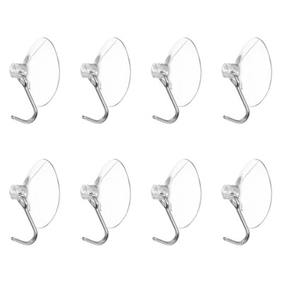 Unique Bargains Waterproof Reusable Window Wall Door Suction Cup Hooks and Hangers
