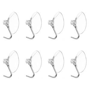 Unique Bargains Waterproof Reusable Window Wall Door Suction Cup Hooks and Hangers - 1 of 3