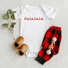 The Juniper Shop Fa La La Puff Print Baby Bodysuit - 2 of 3