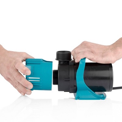 3000 GPH Teal Energy-Saving Outdoor Pump with Mesh Bag