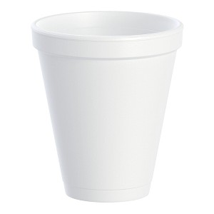 Dart Disposable Insulated Drinking Cup White Styrofoam 12 oz. 25 Ct 12J16 - 1 of 1
