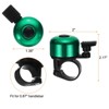 Unique Bargains Aluminum Loud Crisp Clear Sound Mini Scooter Bicycle Bells 2 Pcs - 2 of 4