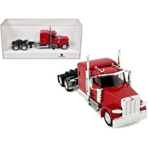 Peterbilt 589 Truck with 72 Inch Sleeper Red 1/87 (HO) Scale Plastic Model Car by HO Logistics - 1 of 4