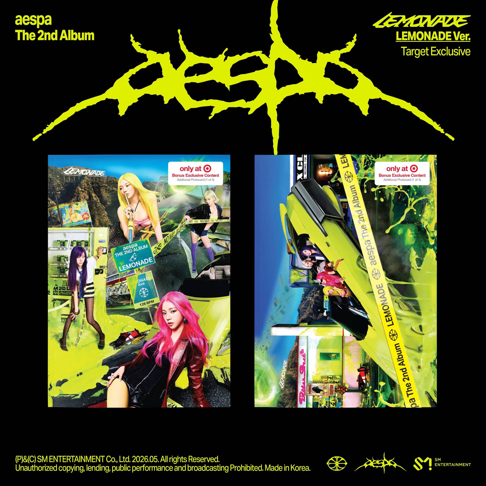 aespa - The 2nd Album ‘LEMONADE’ (ACID Ver.) (Target Exclusive, CD)