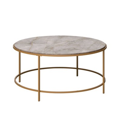 International Lux Round Coffee Table - Sauder