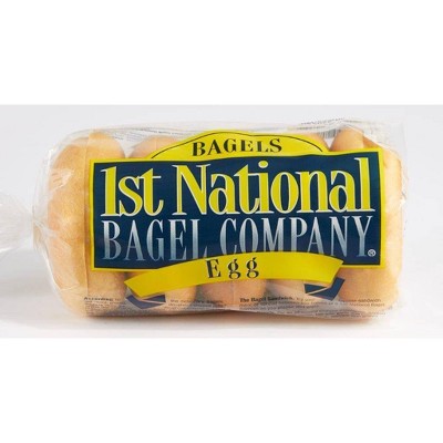 1st National Egg Bagels - 5ct