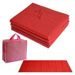 Khataland Ultra Thick Folding Yoga Mat XL - Red (6mm)