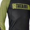 Tatami Fightwear Essential 3.0 Long Sleeve Rashguard - Black/Yellow - 4 of 4