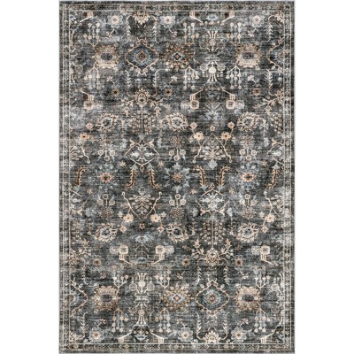 Nuloom Benica Multi Medallion Pet Friendly Machine Washable Area Rug