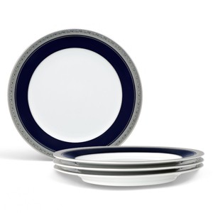 Noritake Crestwood Cobalt Platinum Set of 4 Salad/Dessert Plates - 1 of 4