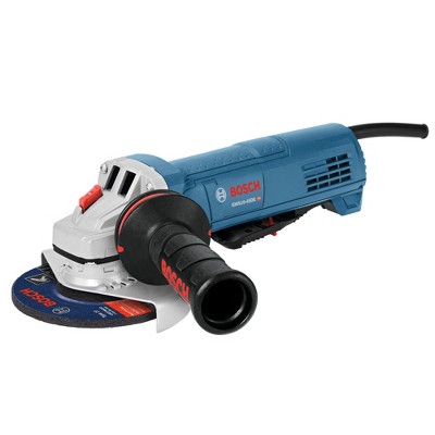 Bosch GWS10-45DE-RT 120V 10 Amp Ergonomic 4-1/2 in. Angle Grinder with No Lock-On Paddle Switch Manufacturer Refurbished