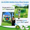 SUGIFT Double-Sided Golf Practice Mat & Dart Game Set, Indoor/Outdoor Golf Hitting Mat with Sticky Balls, Darts, Scoreboard - 3 of 4
