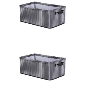 REGALWOVEN Shelves Closet Sturdy Collapsible Storage Basket Bin with Handles 1 Pc - 1 of 4