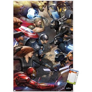 Trends International Marvel's Avengers - Face Off Unframed Wall Poster Prints - 1 of 4