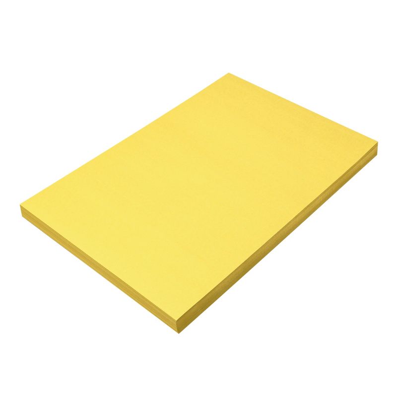 Prang Medium Weight Construction Paper, 12 x 18 Inches, Yellow, 100 Sheets, 1 of 6