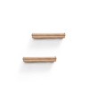 SEVOBAL Decorative Bookshelf Floating Shelves Wall Mounted Wood Shelves Hanging Shelf Storage Decor Floating Shelves Wall, White, 17.91"*3.94"*1.57" - 4 of 4