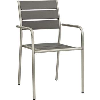 Modway Shore Outdoor Patio Aluminum Dining Chair