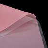 Unique Bargains Decorative DIY Craft Bouquet Gift Packaging Wrap Paper 22.4" x 22.4" 40 Sheets Clear White Peach Pink - 4 of 4