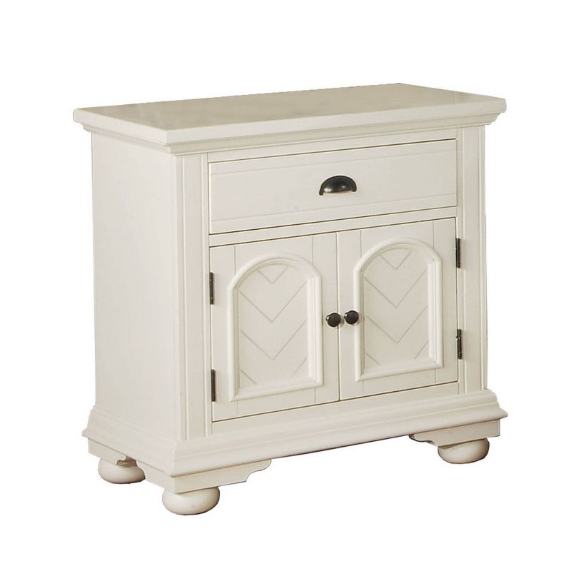 Aiden Cottage 1-Drawer Nightstand with Cabinet Door Chestnut- Picket House Furnishings, 3 of 6