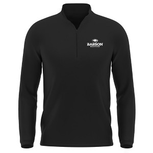 Men's Babson College Adult Active Sport 1/4 Zip Pullover Left Chest Logo - 1 of 4