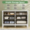 ORRD 6-Drawer Dresser, Wood Storage Cabinet with Black Handles, Modern Chest for Bedroom & Living Room - 4 of 4