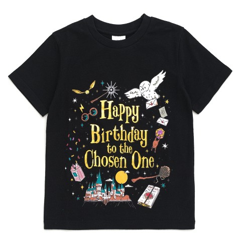 Harry Potter Birthday Little Boys Vintage Wash T-Shirt Happy Birthday To The Chosen One 6