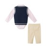 Andy & Evan  Infant Long Sleeve Buttondown & Pant Set - 2 of 4