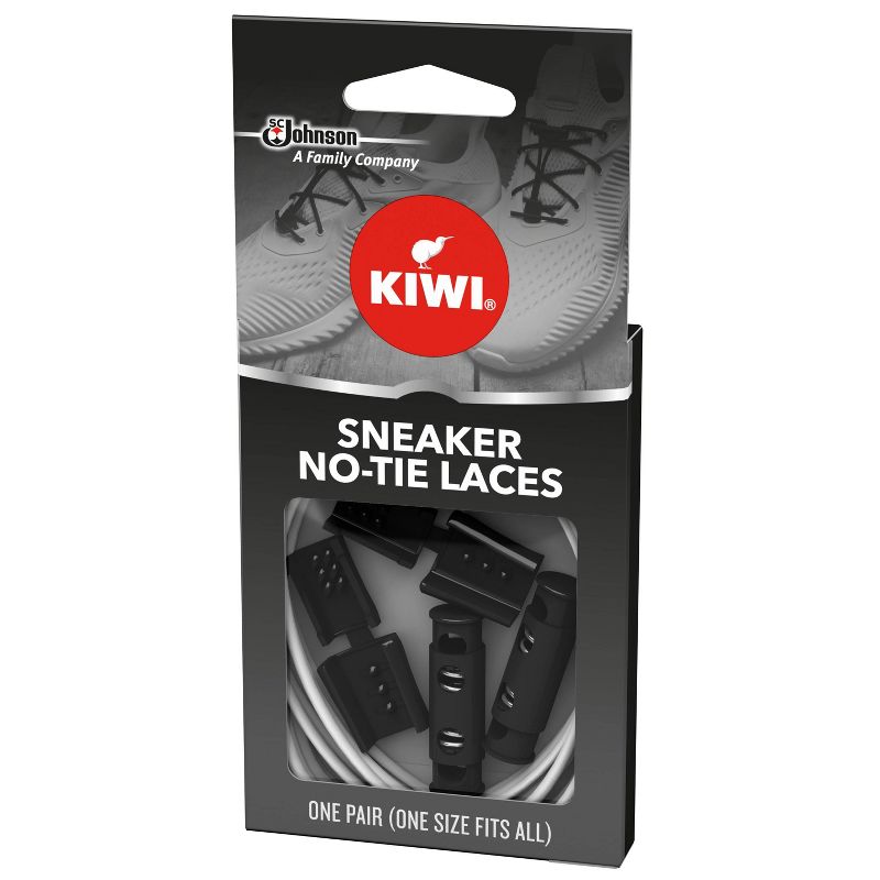 KIWI Sneaker No Tie Shoe Laces - White 1 pair, 5 of 7