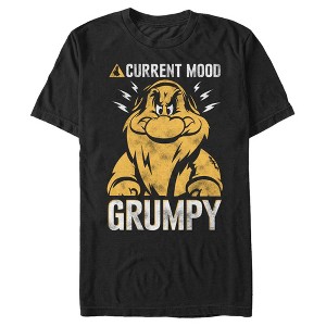 Men's Snow White and the Seven Dwarfs Grumpy Current Mood Distressed T-Shirt - 1 of 4