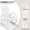 Karl Home | 23.5-Inch Adirondack Wagon-inspired Wooden Outdoor Rocking Chair - 4 of 4