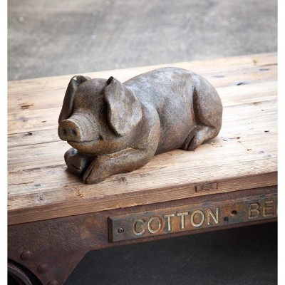 Park Hill Collection Estate Stone Pig