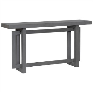 XINGHANZHENXUAN Entryway Table, Rectangle Design Console Table with Thick Pine Legs for Hallway, Living Room, Kitchen - 1 of 4